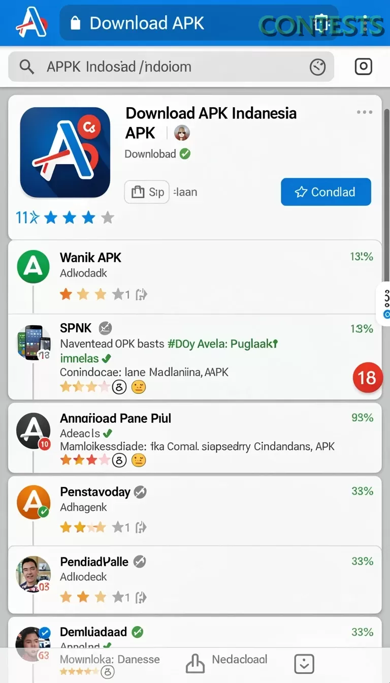 Pratinjau antarmuka contests — aplikasi APK resmi Android v2.5.6